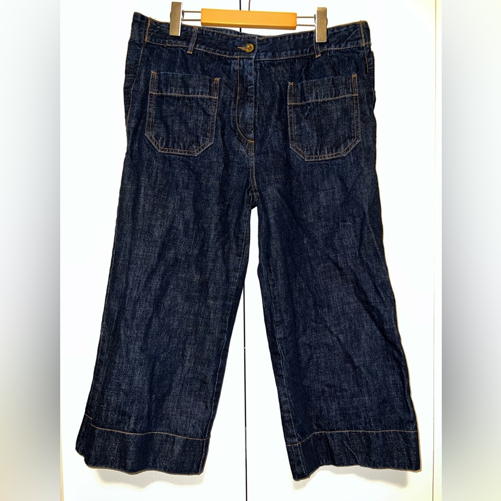 Sessůn Seakey Wide Leg Cropped Jeans